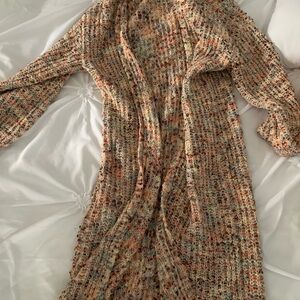 Multicolor Knit Women's Cardigan